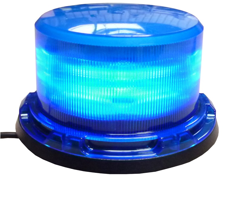 Gyrophare bleu avec embase magnétique