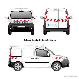 Kit de balisage prédécoupé pour Kangoo