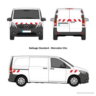 Kit de balisage prédécoupé pour Vito