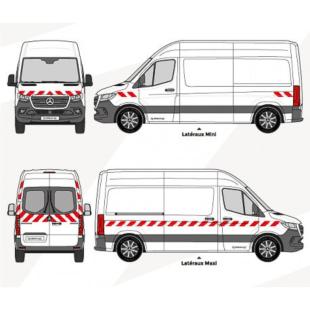 Kit de balisage prédécoupé pour Mercedes Sprinter