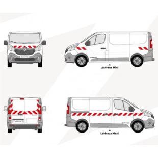 Kit de balisage prédécoupé pour Renault Trafic