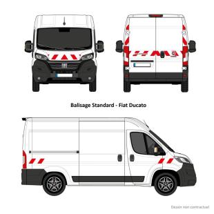 Kit de balisage prédécoupé pour Ducato